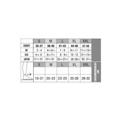 Chaussette de compression Graduée noire Unisexe taille 3L