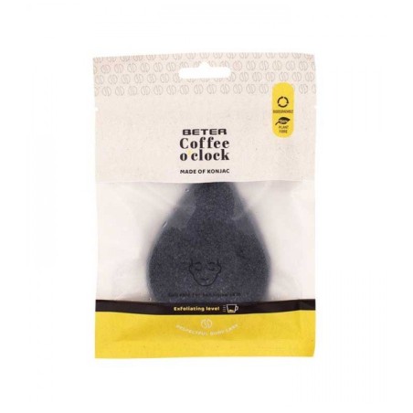 Beter - Spazzole e accessori  Coffee O' Clock - Spugna Pulizia Viso Konjac al Caffè  Spugne e Accessori Viso
