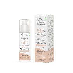Crème solaire colorée pour le visage SPF 50 - ivoire