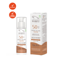 Laboratoires de Biarritz  Crema Solare Colorata per il Viso SPF 50 - Dorée  Protezione Solare bio
