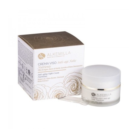 Alkemilla  Crema Viso Anti-Age ed Antiossidante Notte  Crema viso