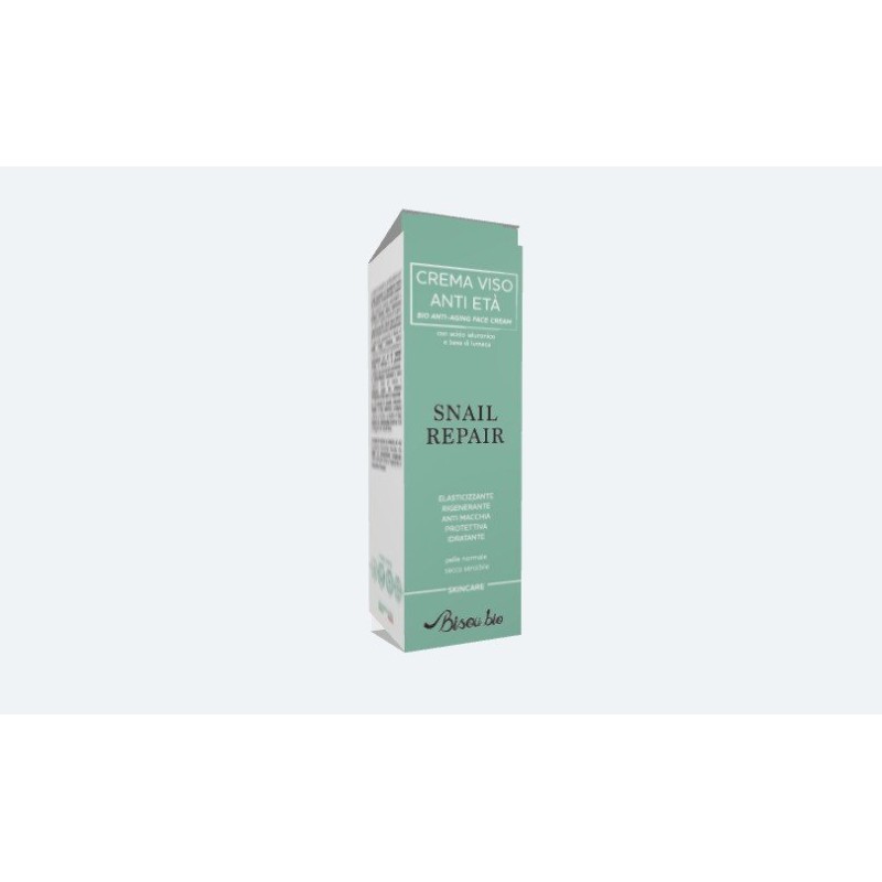 Bisou Bio  Crema Viso Anti-Età alla Bava di Lumaca Snail Repair  Crema viso