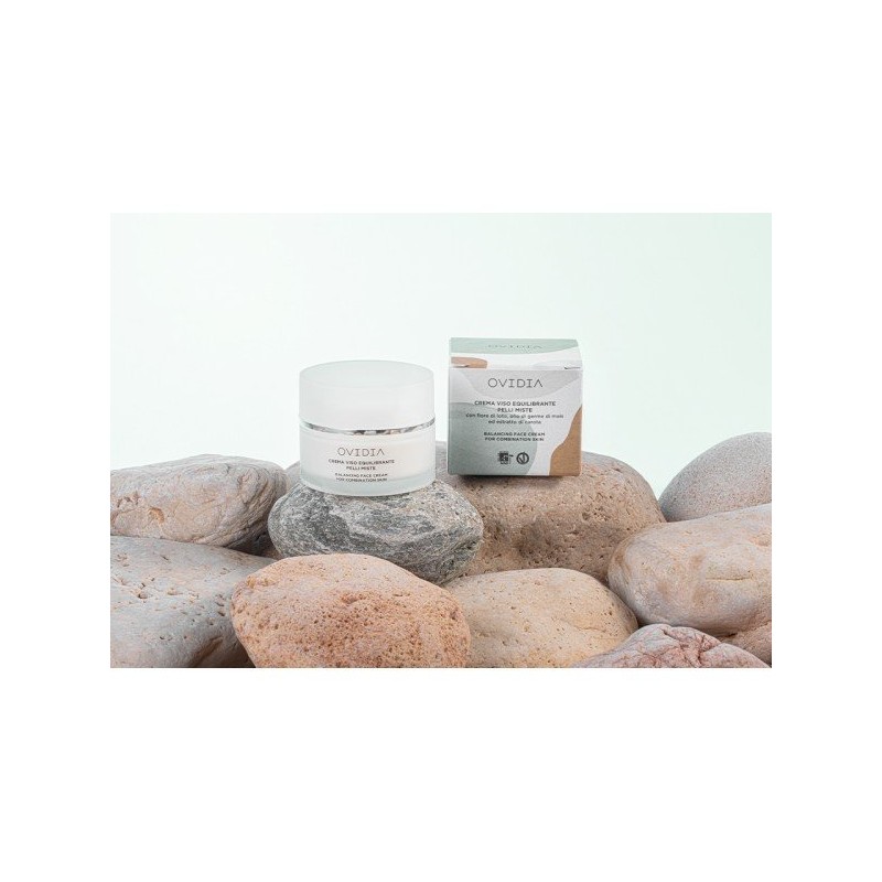 Ovidia  Crema Viso Equilibrante per Pelli Miste  Crema viso