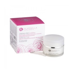 Alkemilla  Crema Viso Lenitiva per Pelli Sensibili, Arrossate e Delicate  Crema viso