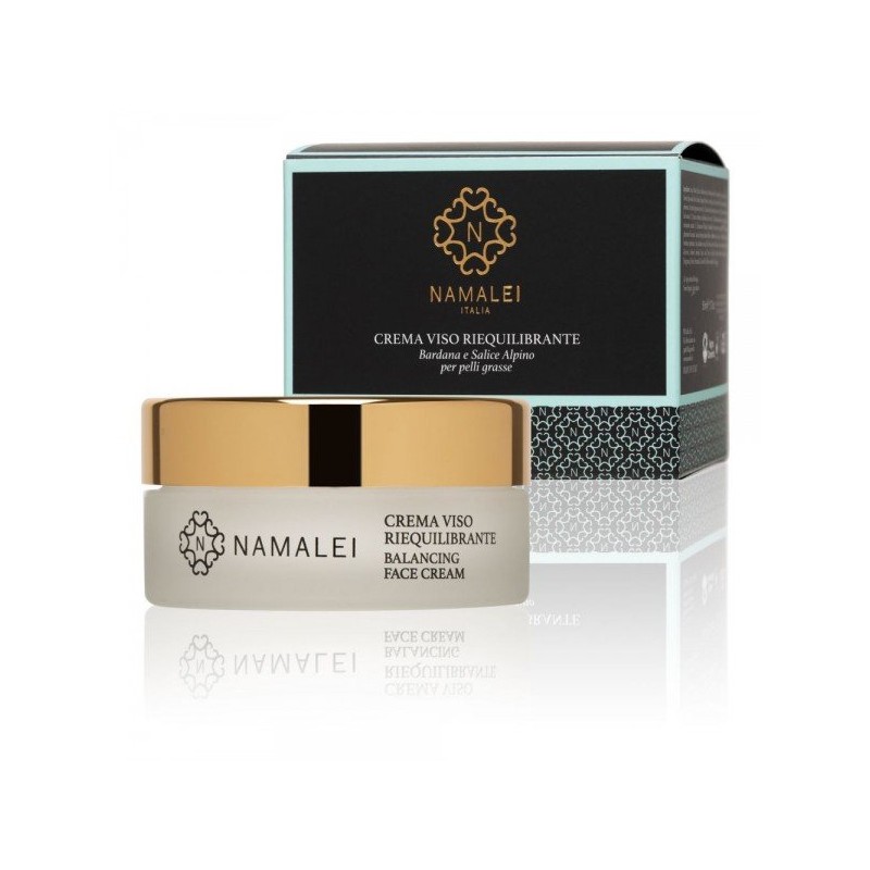 Namalei  Crema Viso Riequilibrante e Normalizzante per Pelli Grasse  Crema viso
