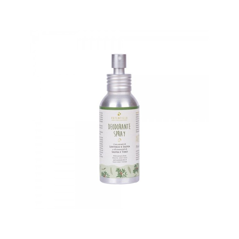 Potentilla  Deodorante Lentisco e Salvia  Deodoranti