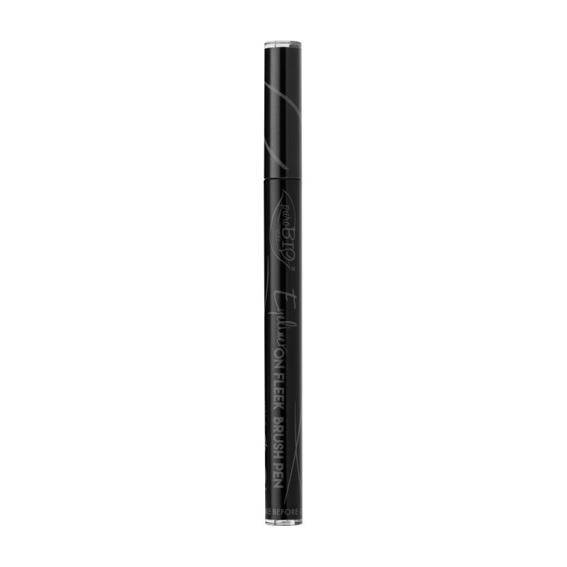 Purobio  Eyeliner On Fleek Brush Pen  Kajal e eyeliner