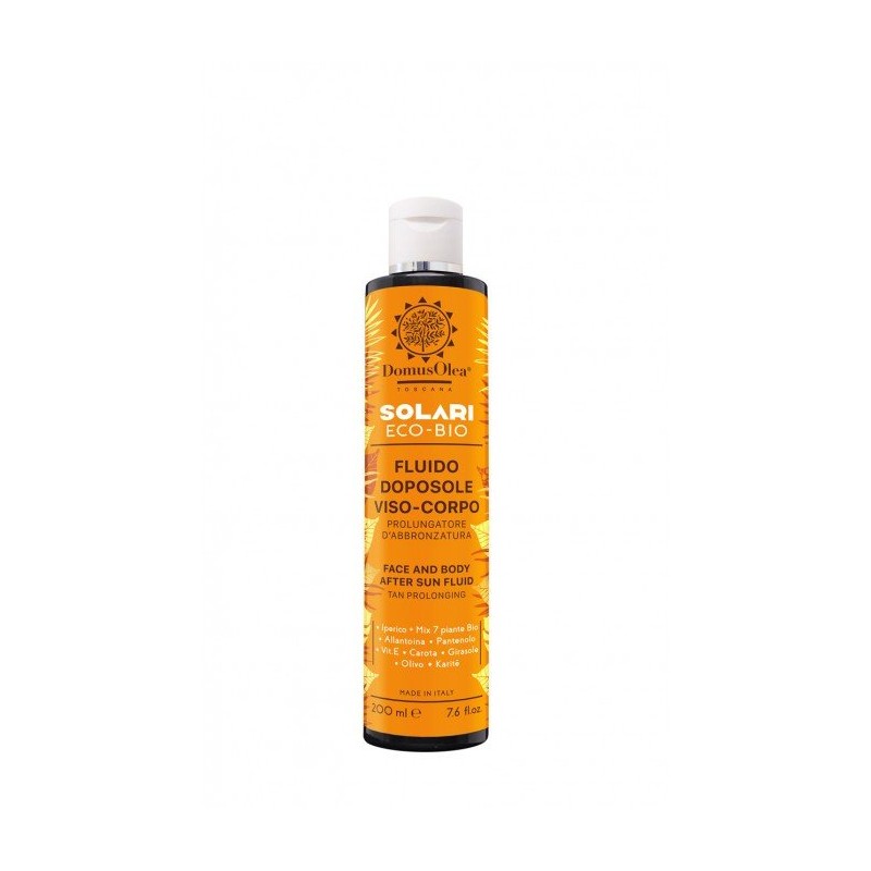 Domus Olea Toscana  Fluido Doposole Viso/Corpo - Trattamento Leggero Rigenerante  Dopo Sole bio