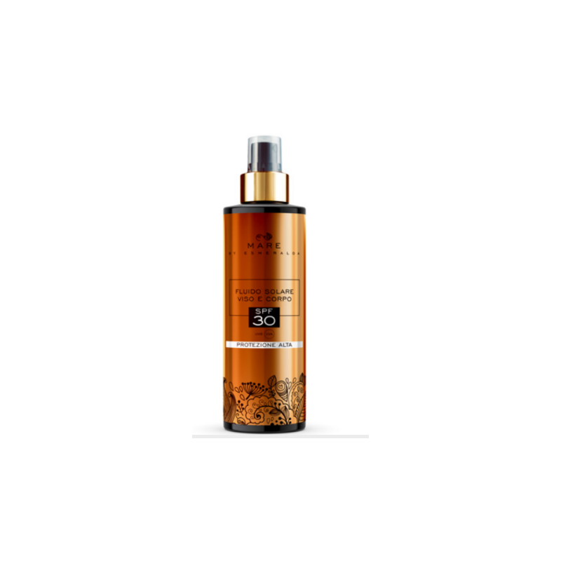 Esmeralda Cosmetics  Fluido Solare Protettivo Viso e Corpo SPF 30  Protezione Solare bio
