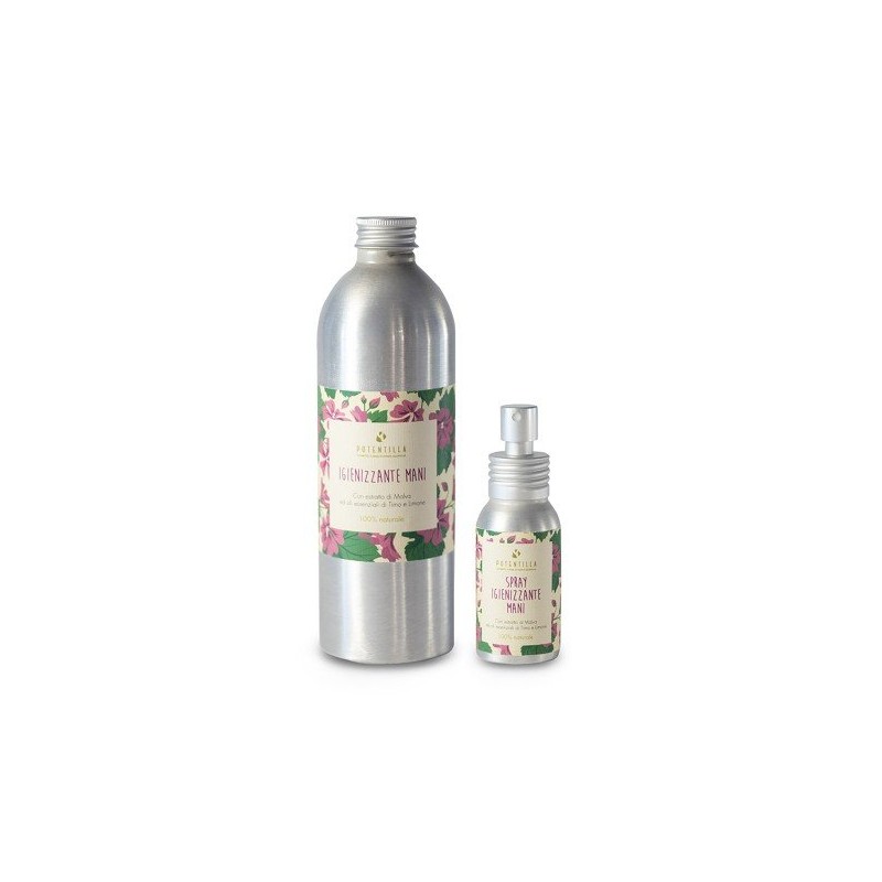 Potentilla  Kit Igienizzante Mani 500 ml + Spray 50 ml  Igienizzanti Mani