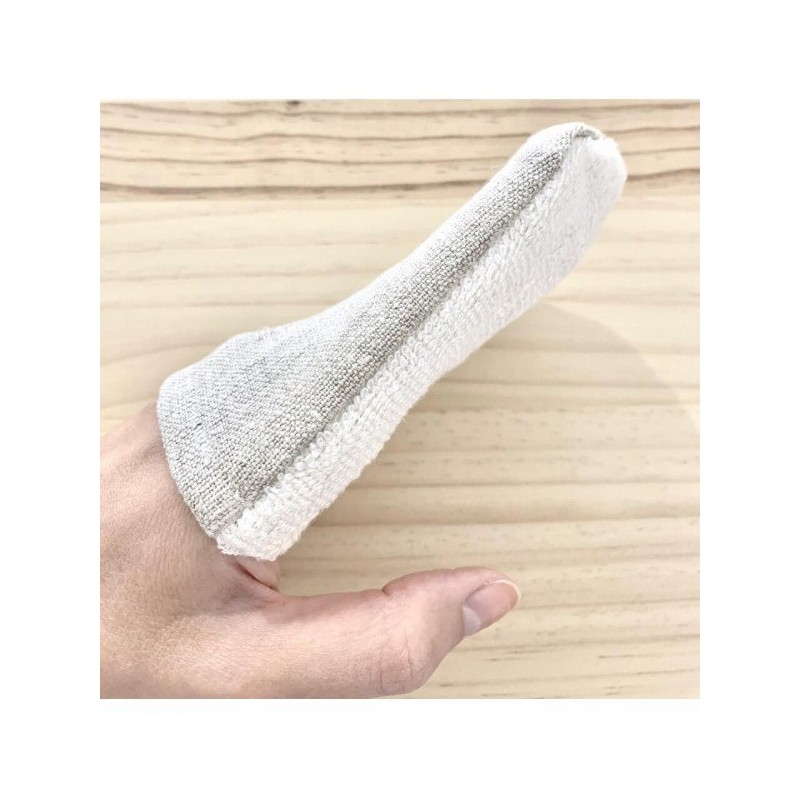 ElbiDesign  Manopola Viso 2in1 - Bambù e Fibra Naturale  Spugne e Accessori Viso
