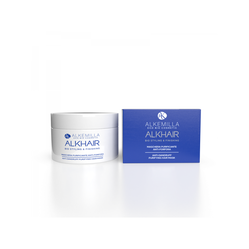 Alkemilla  Maschera Purificante Anti-forfora per Capelli Grassi  Maschere