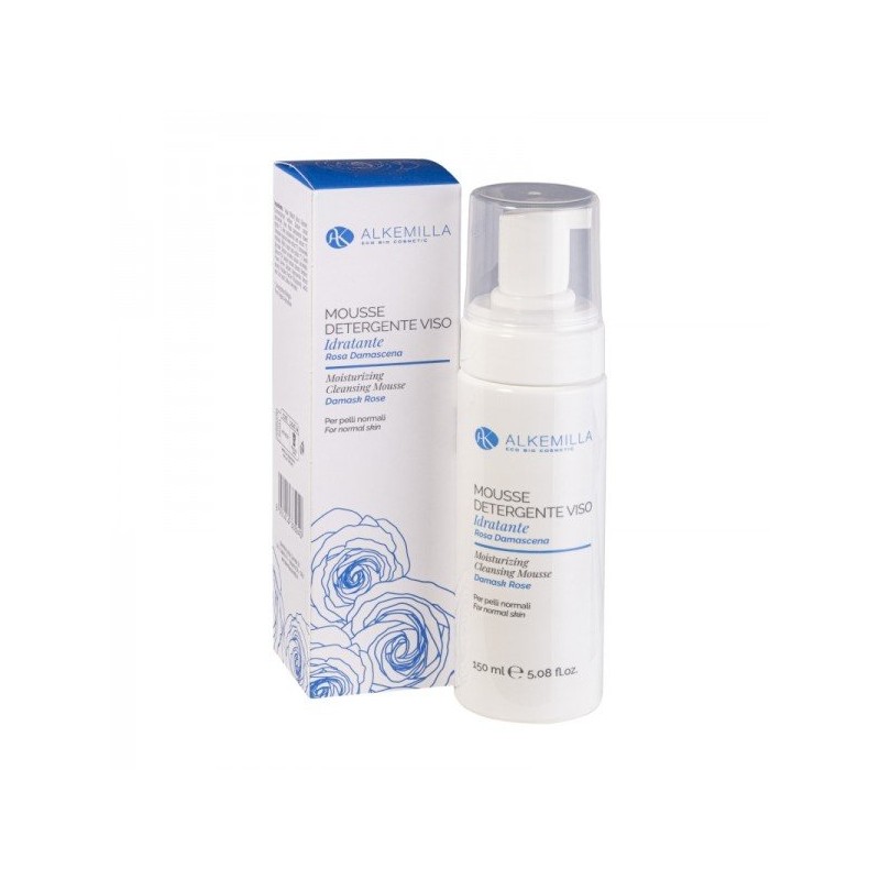 Alkemilla  Mousse Detergente Idratante ed Elasticizzante  Detergente viso