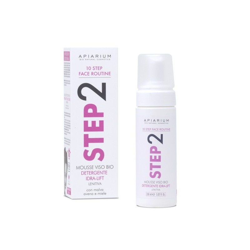 Apiarium  Mousse viso Detergente Idra-Lift  Detergente viso