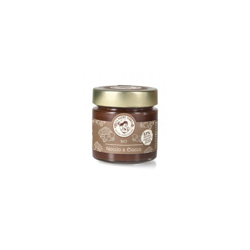 La Madre Terra  Noccio e Ciocco - Crema Spalmabile di Nocciole e Cacao  Cioccolato