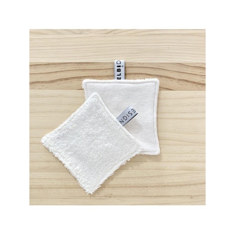 ElbiDesign  Pad Occhi in Bambù e Cotone  Spugne e Accessori Viso