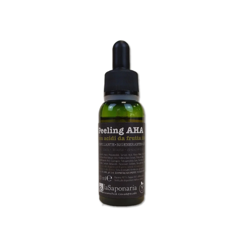 La Saponaria  Peeling Aha - Attivo Rigenerante ed Uniformante  Scrub Viso