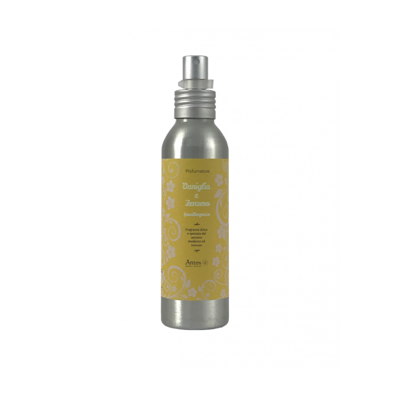 Antos Cosmetici  Profumo per ambiente spray - Vaniglia e Zenzero  Profumatori per Ambiente