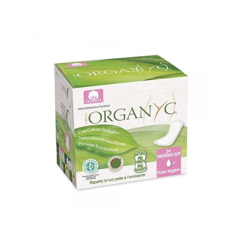 Organyc  Proteggi Slip in Cotone Bio - Ripiegati  Assorbenti