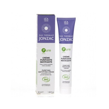 Eau Thermale Jonzac  PURE - Crema Viso Biologica Purificante effetto Matte  Crema viso