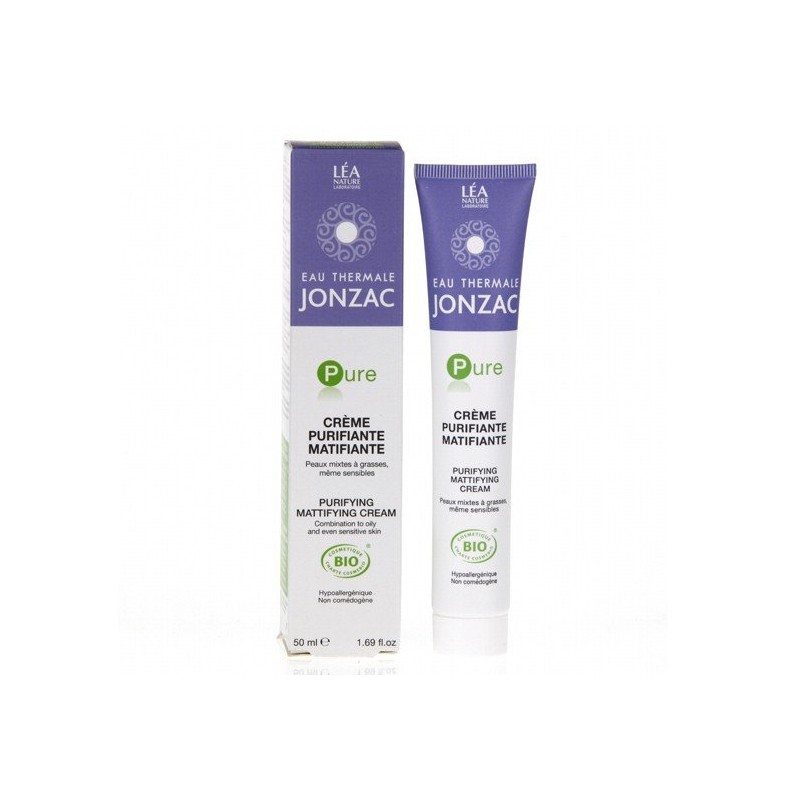 Eau Thermale Jonzac  PURE - Crema Viso Biologica Purificante effetto Matte  Crema viso