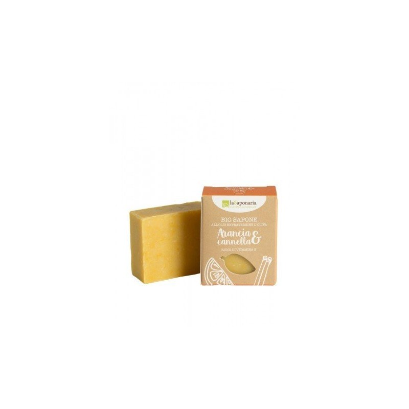 La Saponaria  Sapone Bio Arancia e Cannella  Saponi