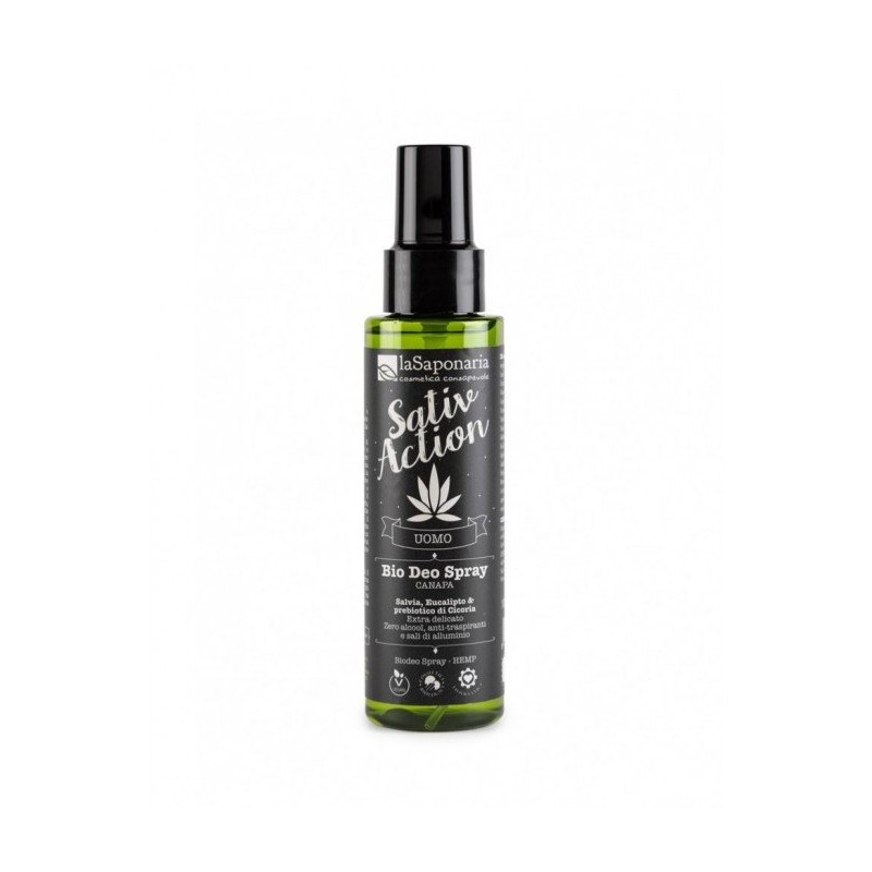 La Saponaria  Sativaction - Bio Deo Spray Purificante e Normalizzante  Corpo
