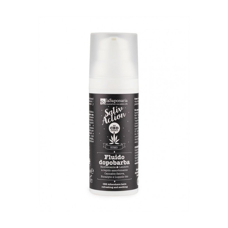 La Saponaria  Sativaction - Fluido Dopobarba Idratante ed Antiossidante  Rasatura e Styling Barba