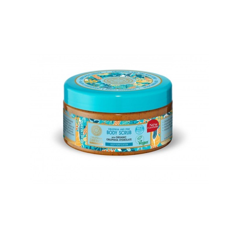 Natura Siberica  Scrub Corpo Purificante - Olivello Spinoso e Pino  Scrub Corpo