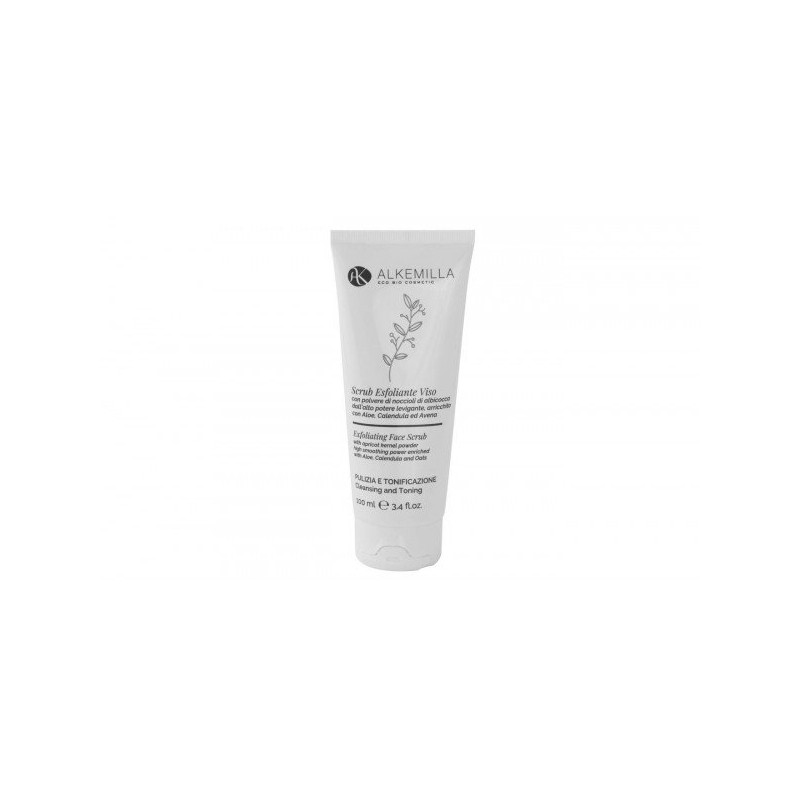 Alkemilla  Scrub Viso Esfoliante con Semi di Albicocca ed Olio d'Argan  Scrub Viso