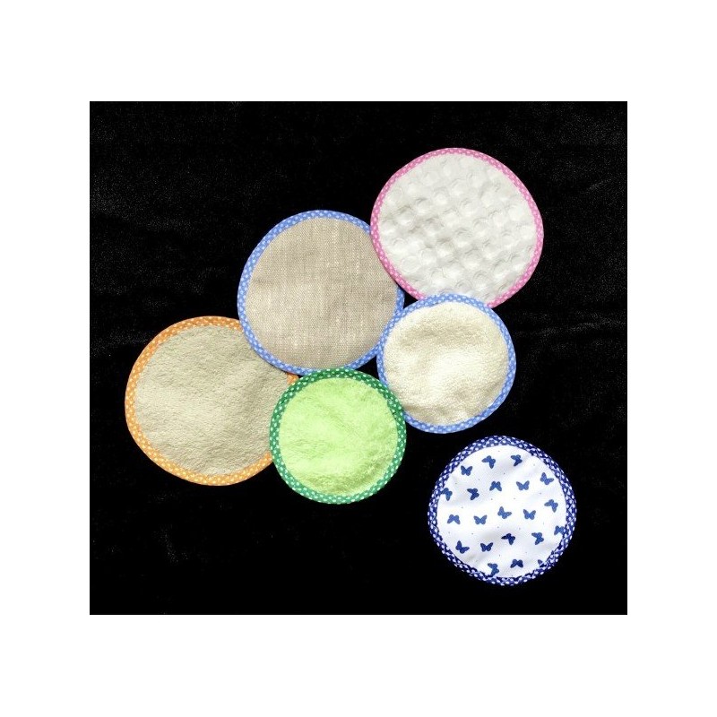 Beauty Things Handmade  Set Prova - 5 Pad Struccanti in Tessuti diversi  Spugne e Accessori Viso