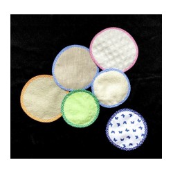 Beauty Things Handmade  Set Prova - 5 Pad Struccanti in Tessuti diversi  Spugne e Accessori Viso