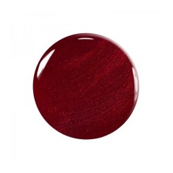 Dark Red Enamel-Red Hibiscus