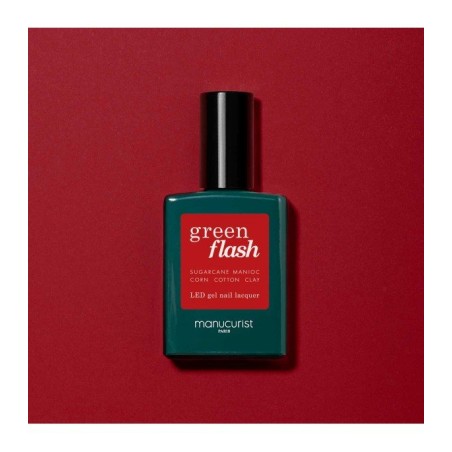 Manucurist  Smalto Semipermanente Pomegranate - Green Flash  Manicure
