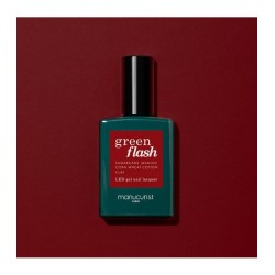Red Hibiscus Semi-Permanent Enamel-Green Flash