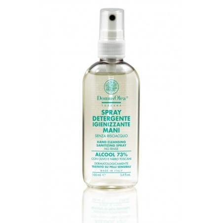 Domus Olea Toscana  Spray Detergente Lenitivo, Emolliente ed Igienizzante Mani  Igienizzanti Mani