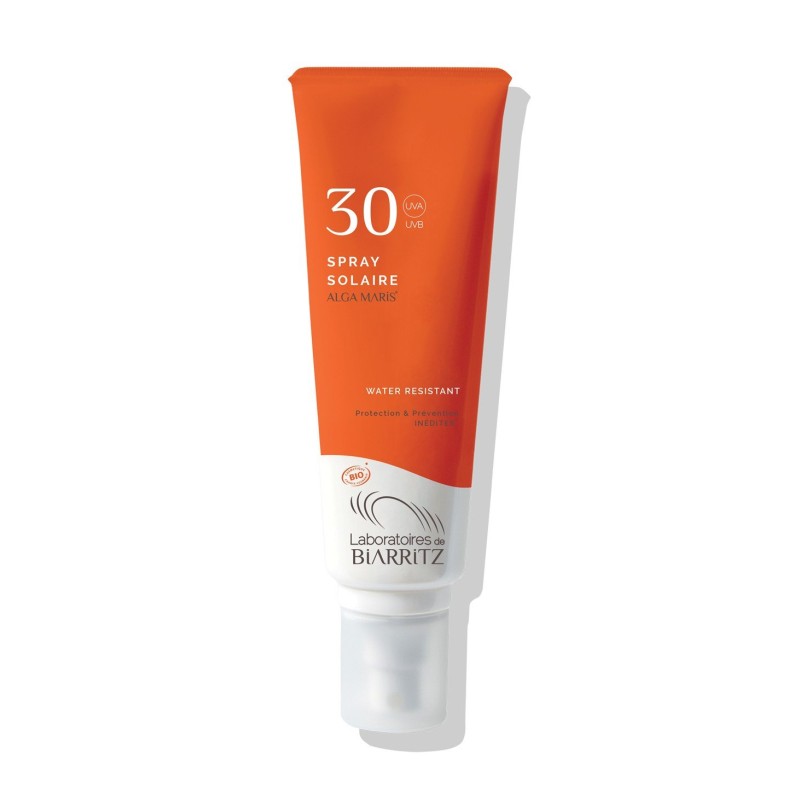 Laboratoires de Biarritz  Spray Solare Bio con Filtro Minerale - SPF 30  Protezione Solare bio