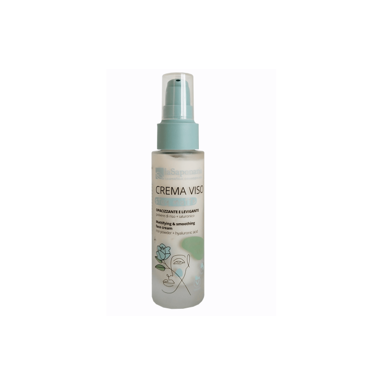 La Saponaria  Stay Matte - Crema Viso Effetto Primer per Pelli Miste  Crema viso