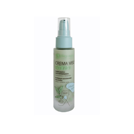 La Saponaria  Stay Pure - Crema Viso Purificante per Pelli Grasse  Crema viso