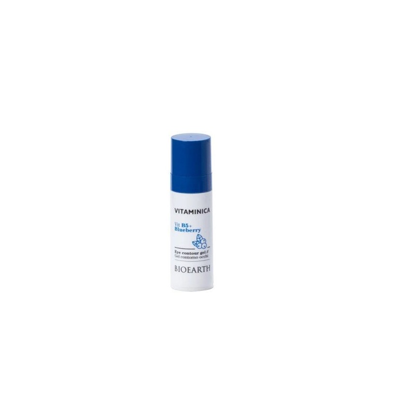 Bioearth  Vitaminica - Gel Contorno Occhi Vit B5 + Blueberry  Contorno occhi