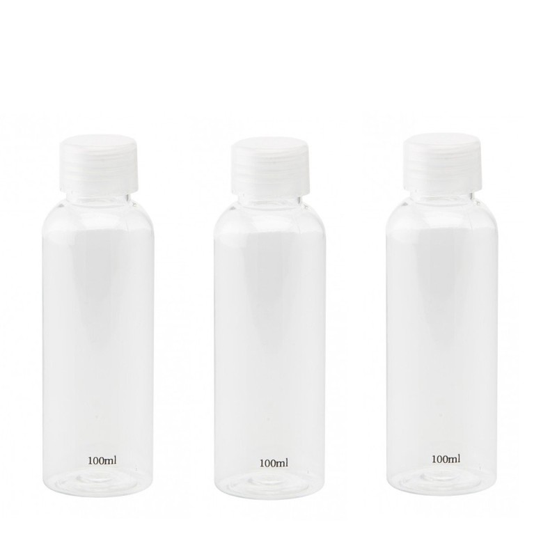 Avril  3 Flaconi 100 ml da Riempire per Viaggio  Spugne e Accessori Corpo