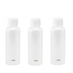 Avril  3 Flaconi 100 ml da Riempire per Viaggio  Spugne e Accessori Corpo