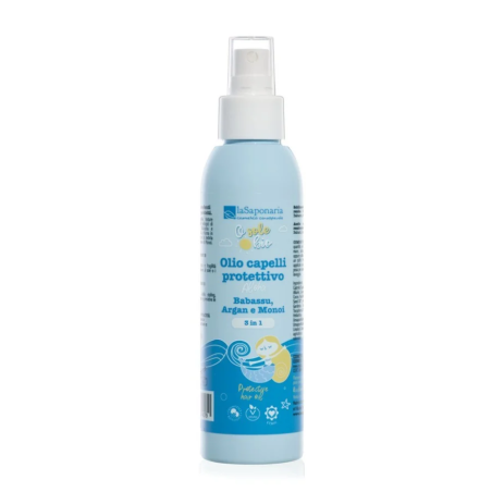 La Saponaria  Olio Solare per Capelli Ecobio  Protezioni Solari per Capelli