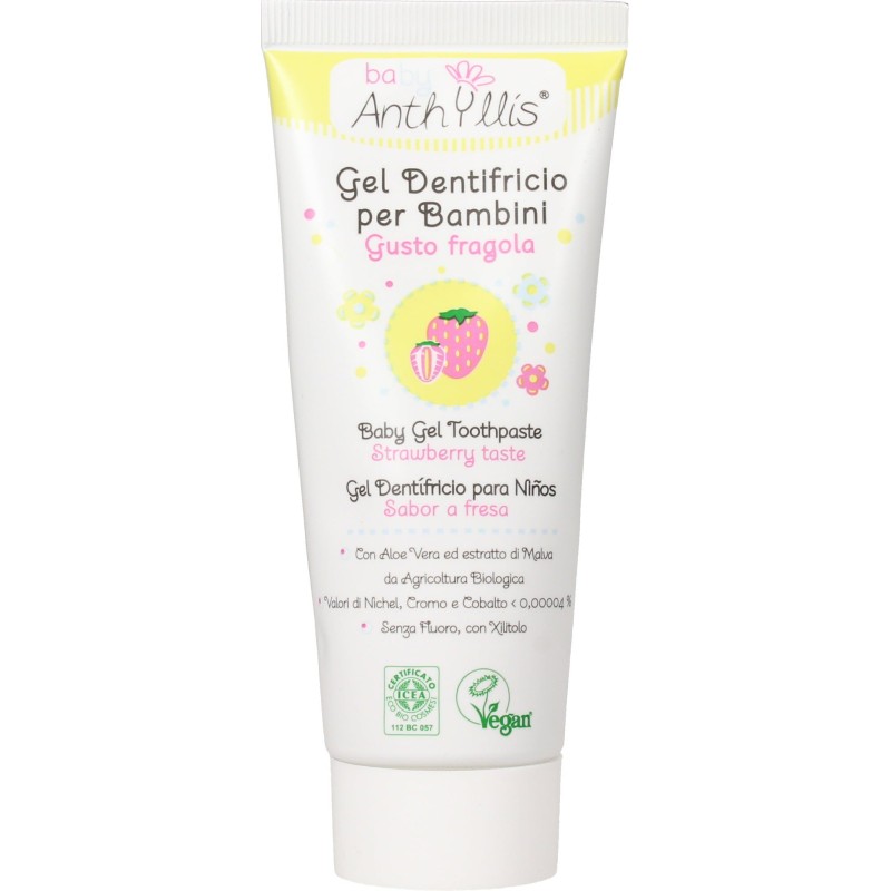Anthyllis  Dentifricio alla Fragola per Bambini  Igiene Orale Bambini