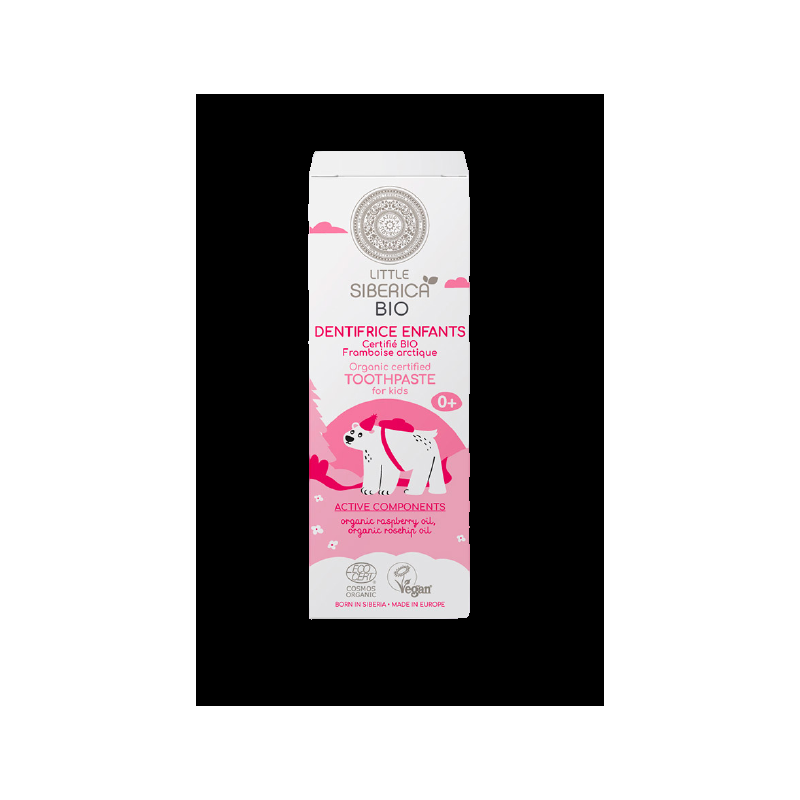 Natura Siberica  Dentifricio per bambini alla Fragola Artica  Dentifrici