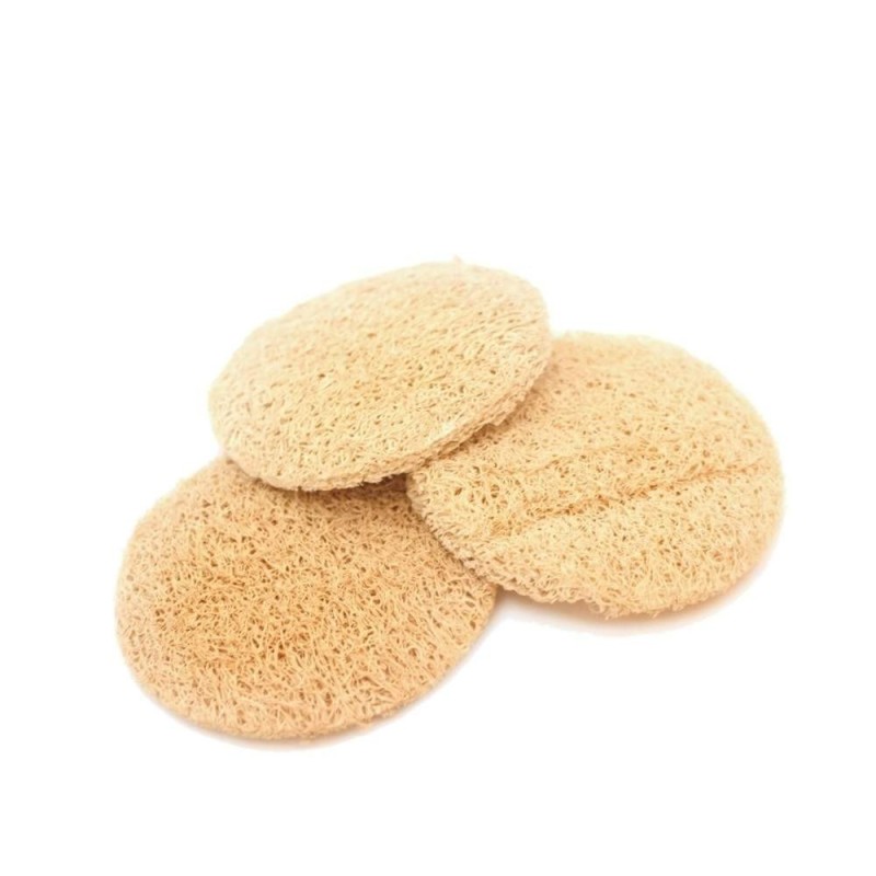 Cose Della Natura  Dischetti in Loofah 3 pz  Spugne e Accessori Viso