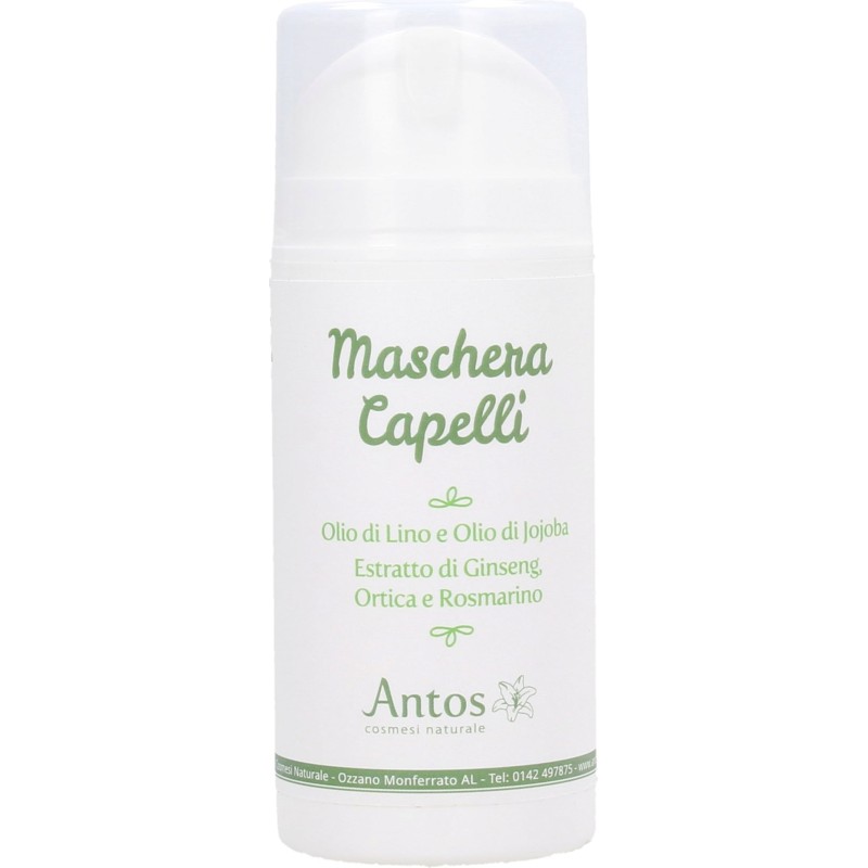 Antos Cosmetici  Maschera Naturale per capelli secchi e sfibrati  Maschere
