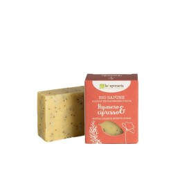 La Saponaria  Sapone Bio effetto Scrub Papavero e Cipresso  Saponi