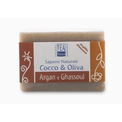 Tea Natura  Sapone Vegan Cocco, Oliva, Ghassoul & Argan  Saponi