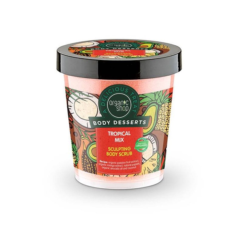 Organic Shop  Scrub Corpo Naturale Tropical Mix  Scrub Corpo